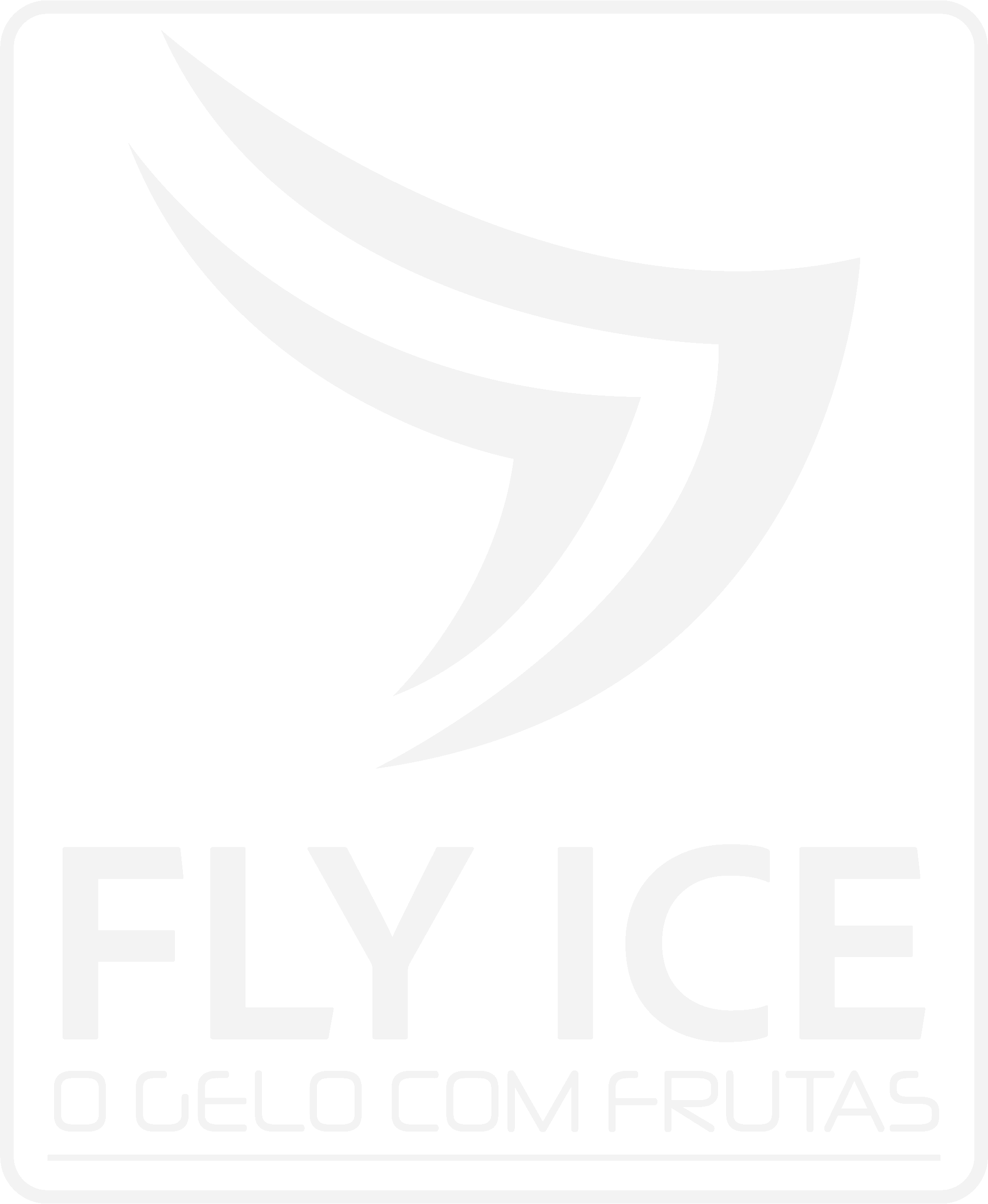 Logotipo Fly Ice Branco